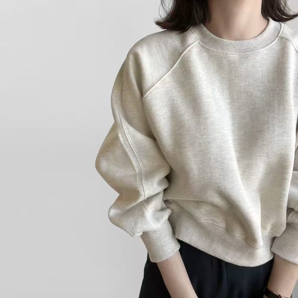 Áo hoodie nữ ngắn có mũ, nhiều độ dày