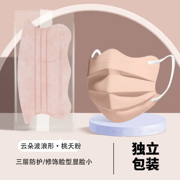 Khẩu trang y tế dáng chữ V nhiều màu