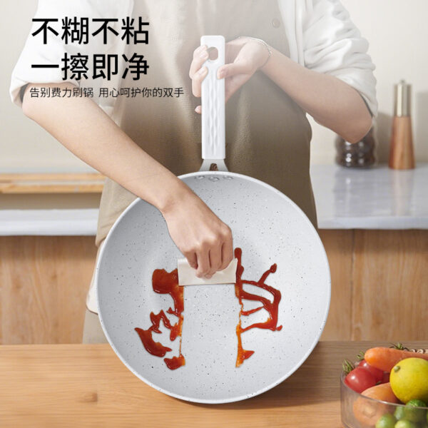 Chảo thép carbon phủ đá Maifan 30–32 cm