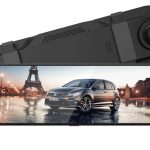 Camera hành trình gương 4.3 inch ghi hình kép