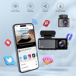 Camera hành trình 4K trước và 1080P sau