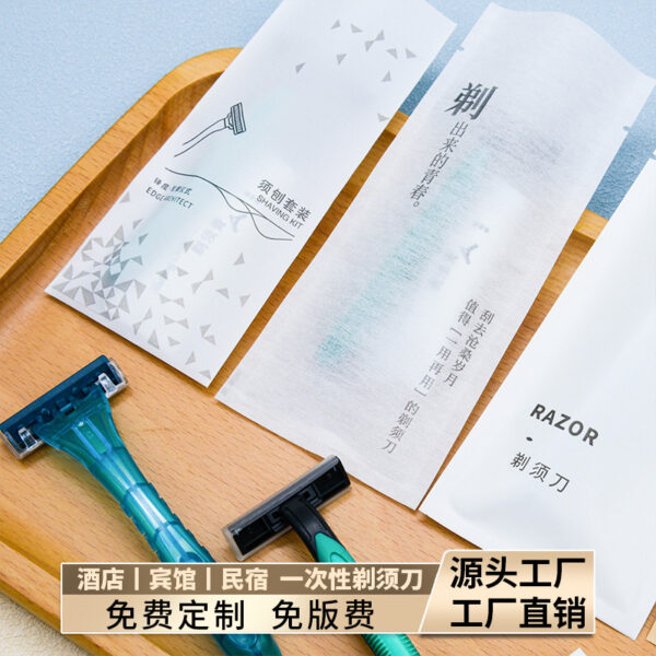 Bộ dao cạo râu thủ công kèm kem cho khách sạn