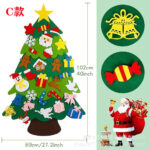 Cây thông nỉ DIY cho trẻ em