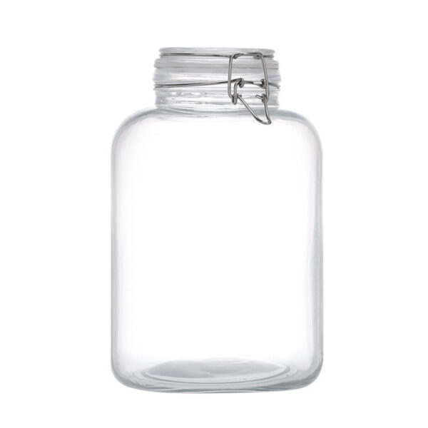 Hũ Thủy Tinh Khóa Cài Đựng Trà Và Đồ Khô