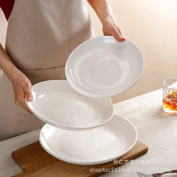 Đĩa sâu sứ trắng dày nhiều cỡ
