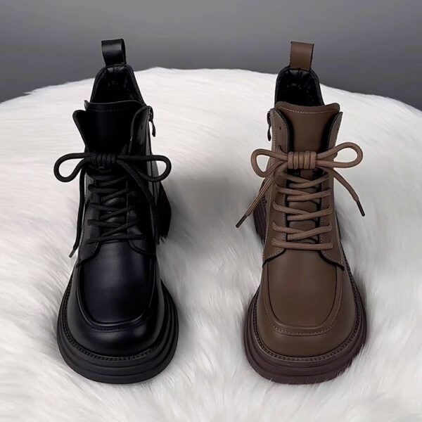 Boots nữ đế dày lót ấm mùa đông