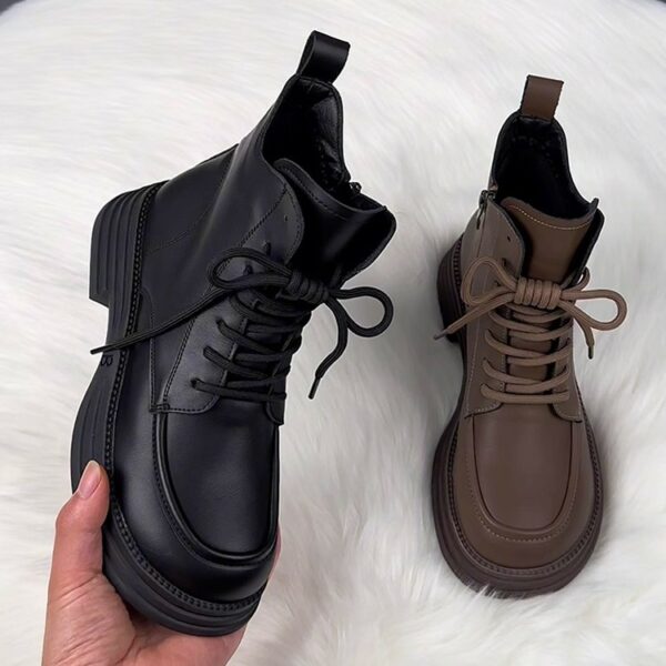 Boots nữ đế dày lót ấm mùa đông