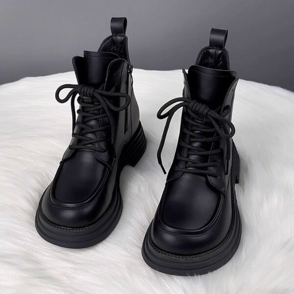 Boots nữ đế dày lót ấm mùa đông