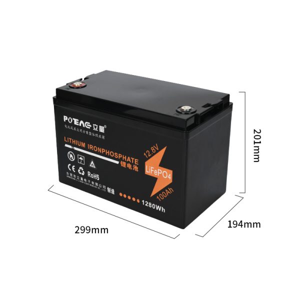Pin LiFePO4 LL-128100 12.8V 100Ah cho xe RV