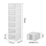 Tủ hộp giày PP gấp liền khối