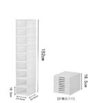 Tủ hộp giày PP gấp liền khối