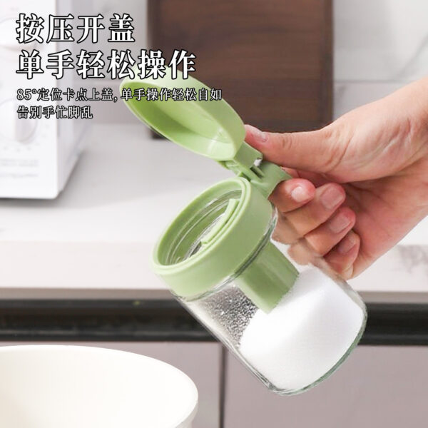 Hũ Thủy Tinh Đựng Gia Vị Nắp Lật