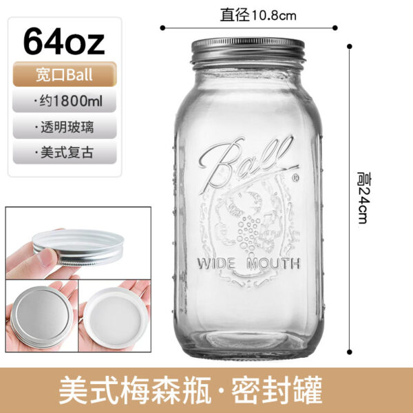 Hũ Mason thủy tinh 473–1.800 ml