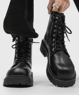 Boots nam khóa kéo bên hông mã E06