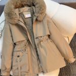 Áo parka nữ cổ lông, lót bông dày (mẫu 0004-2212)
