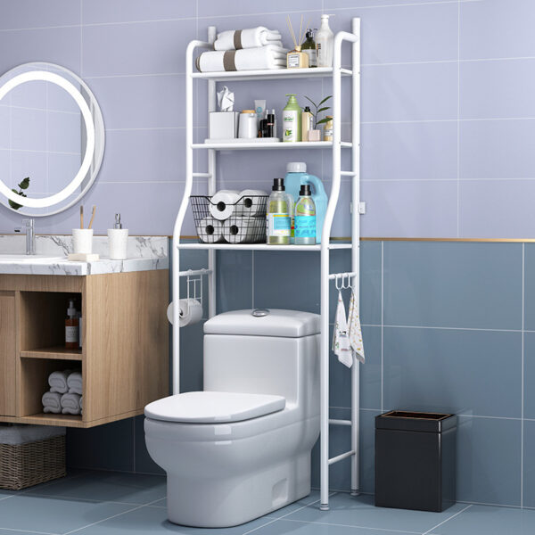 Kệ lưu trữ phía trên bồn cầu ba tầng