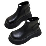 Boots Chelsea nữ đế dày lót ấm
