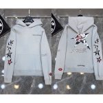 Áo hoodie nam cotton dệt vòng thêu họa tiết