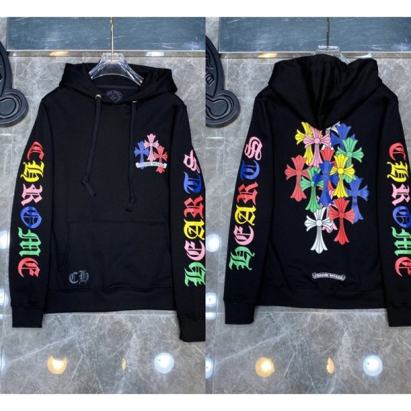 Áo hoodie nam cotton dệt vòng thêu họa tiết