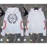 Áo hoodie nam cotton dệt vòng thêu họa tiết