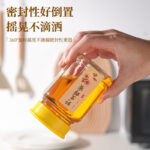 Chai Thủy Tinh Đựng Mật Ong Nắp Vàng Và Đồng
