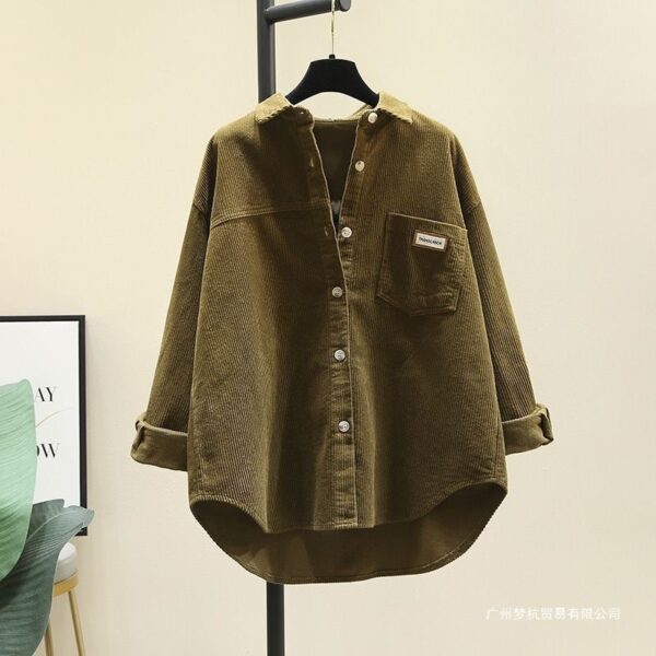 Áo nữ dáng dài màu trơn cổ polo