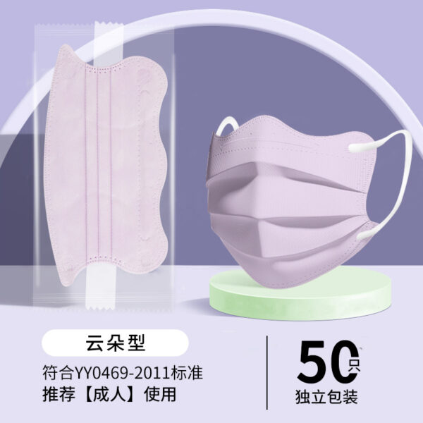 Khẩu trang y tế dáng cánh bướm nhiều màu