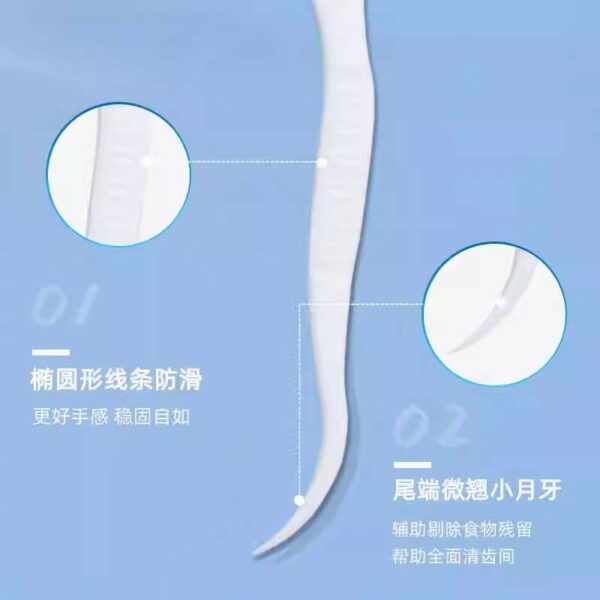 Tăm chỉ nha khoa Xiaozhu 200 chiếc đóng hộp