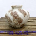Bình hoa gốm sứ men lam phong cách cổ
