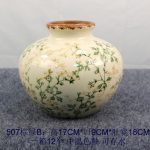 Bình hoa gốm sứ men lam phong cách cổ