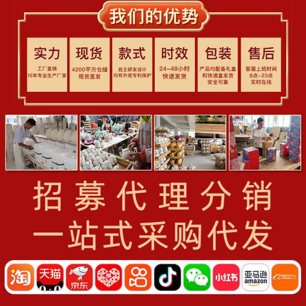 Mèo thần tài sứ vẫy tay nhiều cỡ và họa tiết