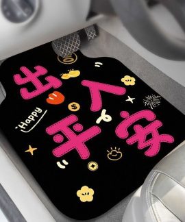Thảm sàn ô tô kiểu đất tảo in chữ dày 2.5 mm