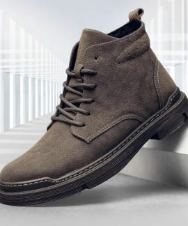Boots nam lót ấm đế dày