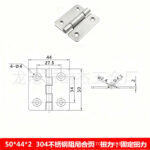 Bản lề mô-men giữ vị trí bằng inox 304
