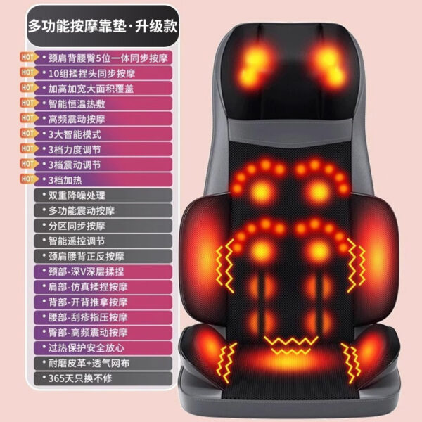 Đệm massage cổ vai lưng ZP-321, nhiều cấu hình