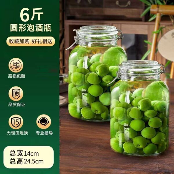 Hũ Thủy Tinh Tròn Đựng Đồ Ngâm