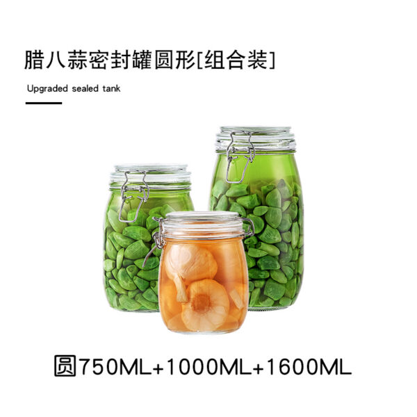 Hũ Thủy Tinh Tròn Đựng Đồ Ngâm