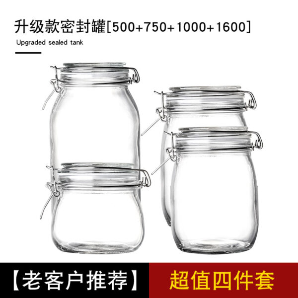 Hũ Thủy Tinh Tròn Đựng Đồ Ngâm