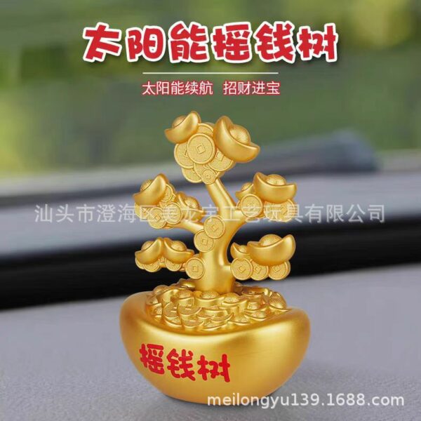 Cây tài lộc năng lượng mặt trời tự chuyển động