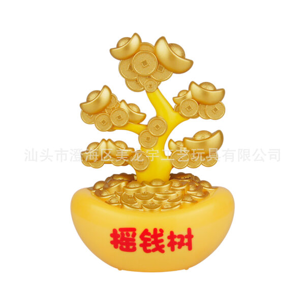 Cây tài lộc năng lượng mặt trời tự chuyển động