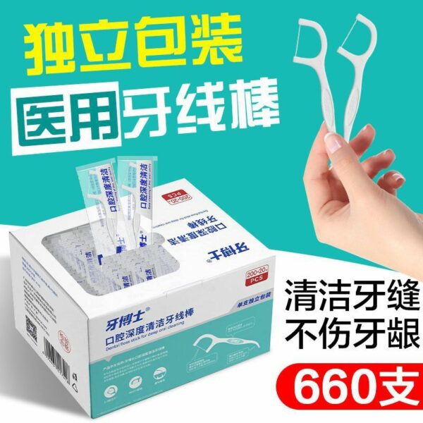 Tăm chỉ nha khoa Dr. Tooth 220 chiếc bọc riêng
