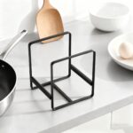 Kệ chia bát đĩa trong tủ bếp thép các-bon, lớn/nhỏ đen/trắng, tùy chọn dải chống trượt