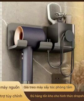 Giá treo máy sấy tóc giác hút đa năng