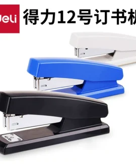 Máy bấm ghim Deli 0425 cỡ trung – bấm 100 ghim, 5 màu