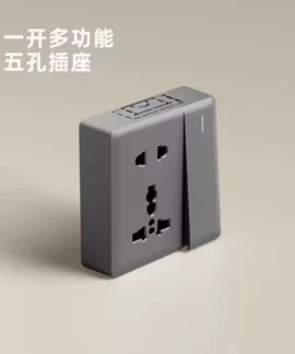 Ổ Cắm Nổi M11 Mặt Xám – 14 mẫu