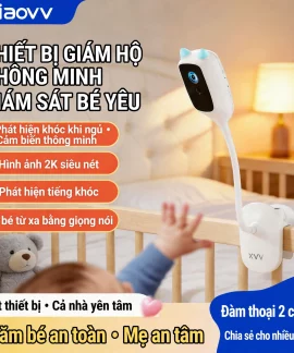 Camera giám sát em bé xiaovv C1 quay đêm cảnh báo tiếng khóc