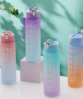 Bình nước thể thao đổi màu 750ml 4 màu