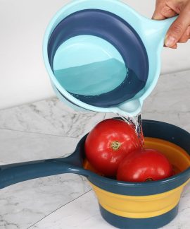 Gáo nhựa gấp gọn 3 màu