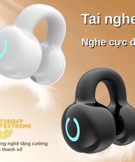 Tai Nghe Kẹp Tai Bluetooth 5.3 Không Dây, Thiết Kế Không Nhét Tai, Đeo Lâu Thoải Mái, Đàm Thoại Rõ, Dùng Thể Thao, Nhiều Màu