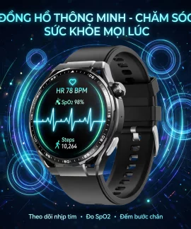 Đồng Hồ Thông Minh F67 Pro - Đo ECG, Oxy Máu, Theo Dõi Giấc Ngủ Khoa Học